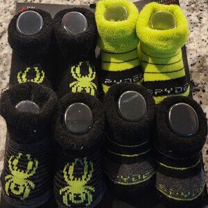 Spyder Baby Infant Booties size 0-12 months - New